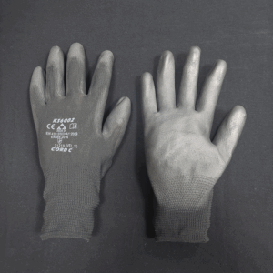 Rukavice CORD C,zaštitne,poliester,PU premaz,EN:3121X,crne